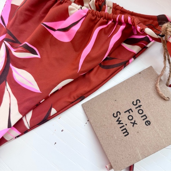 NWT Stone Fox Swim River Havana Bikini Bottoms Large - Picture 3 of 4